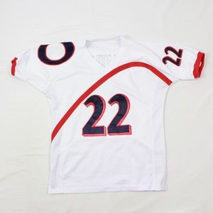 VINTAGE Men's Football Jersey Medium V-Neck NYLON